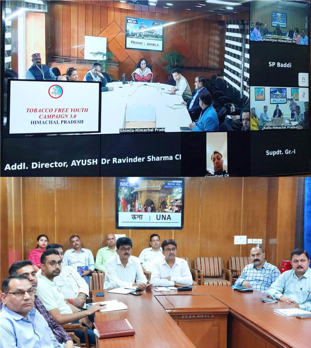 ऊना में चलेगा 60 दिवसीय तम्बाकू मुक्त युवा अभियान 30